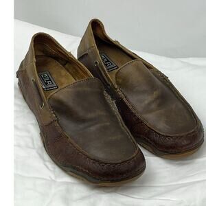 Ariat Men’s 10.5D Brown Slip-On Loafers Advanced Cushion Comfort Dress Shoes